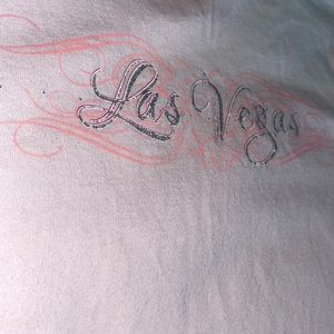 PINK VINTAGE LAS VEGAS T-SHIRT